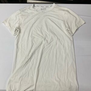 Duluth Trading Co White Short Sleeve Tee Armachillo